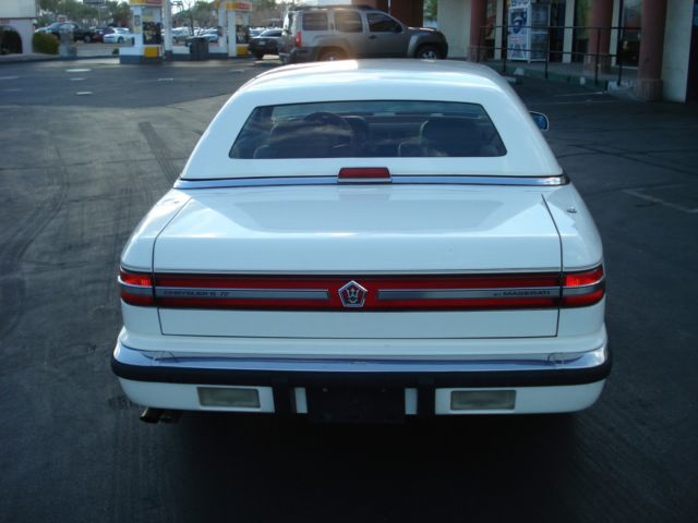 1990 White Chrysler TC Convertible