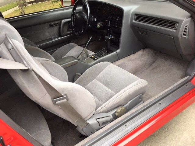 1990 Red Toyota Supra Coupe