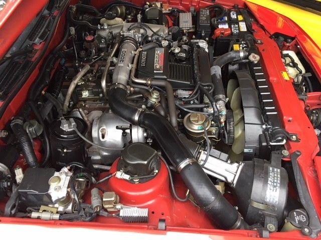 1990 Red Toyota Supra Coupe