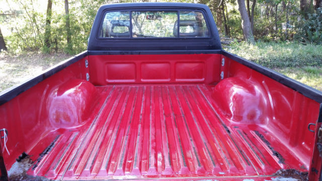 1990 Red Toyota 1990 4x4 Pickup Pickup
