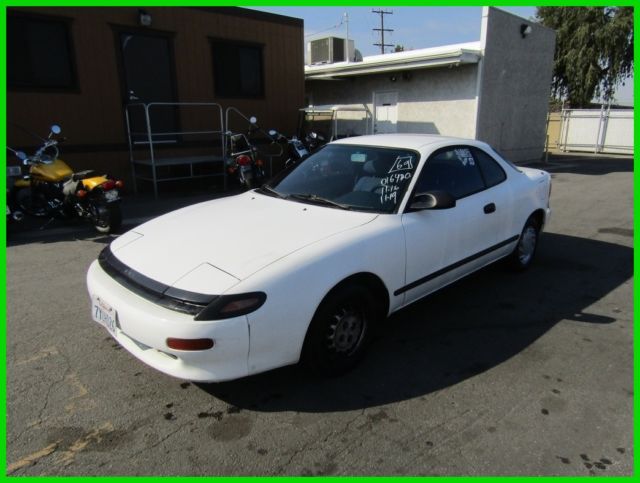 1990 White Toyota Celica Coupe