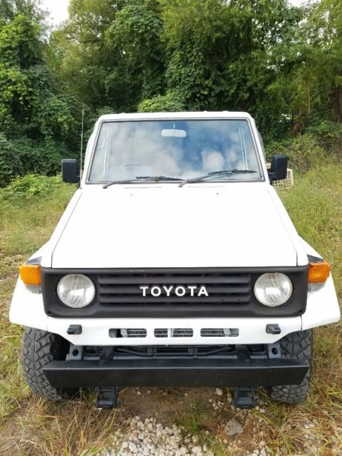 1980 White Toyota Land Cruiser