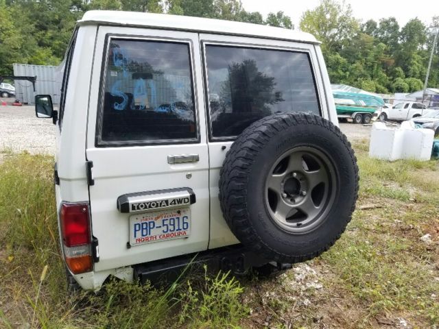 1980 White Toyota Land Cruiser