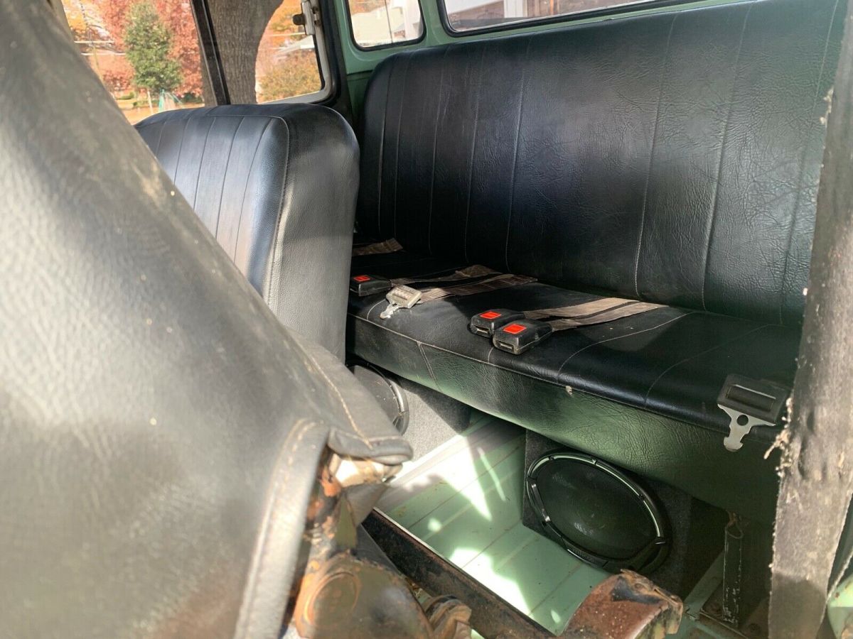 1990 Green Toyota Land Cruiser Crew Cab Pickup