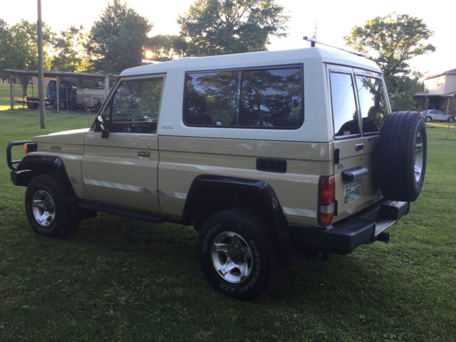 1980 Tan Toyota Land Cruiser