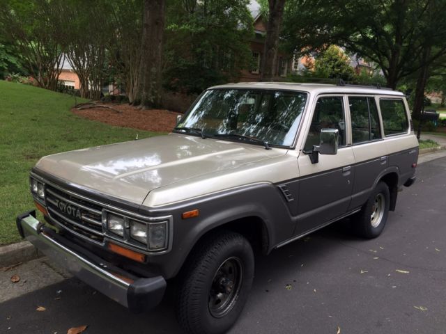 1990 Tan Toyota Land Cruiser SUV