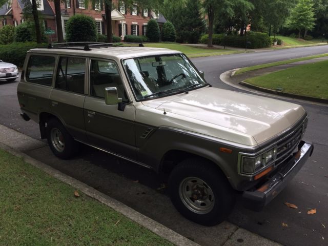 1990 Tan Toyota Land Cruiser SUV