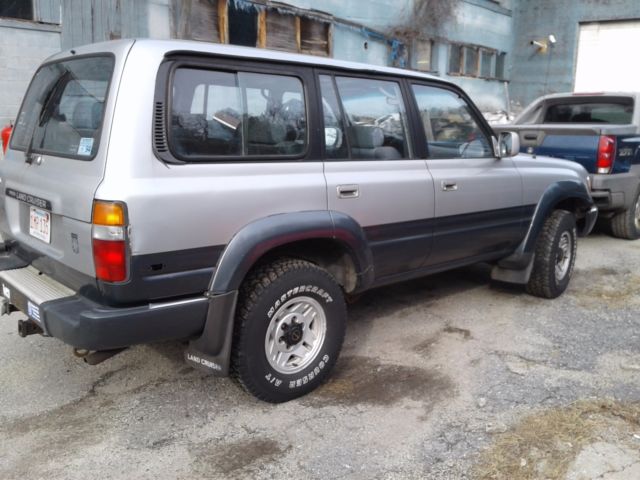 1990 Silver Toyota Land Cruiser SUV