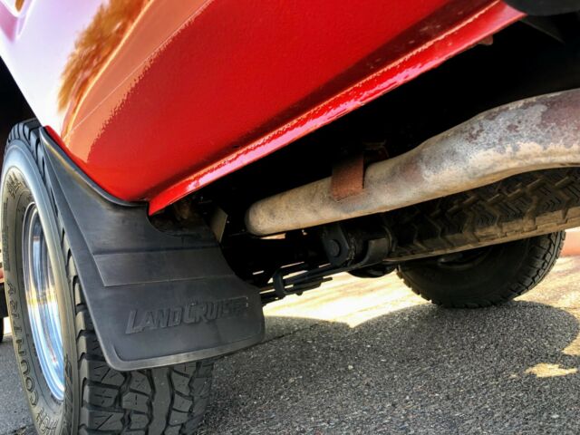 1990 Red Toyota Land Cruiser SUV