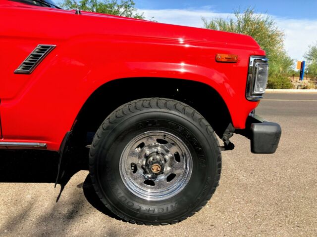1990 Red Toyota Land Cruiser SUV