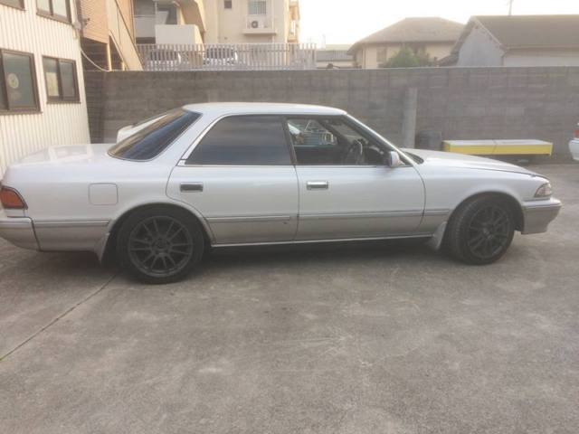 1990 White Toyota Mark II Sedan