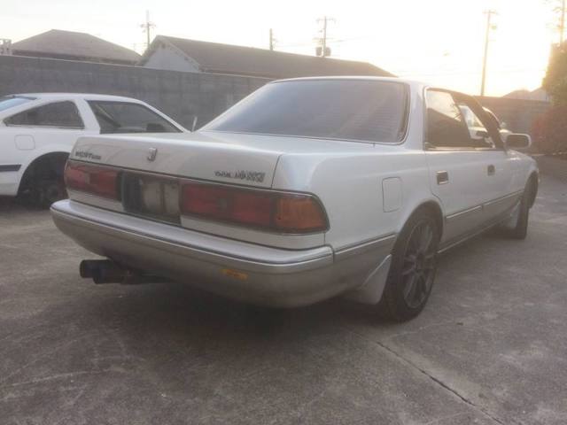 1990 White Toyota Mark II Sedan