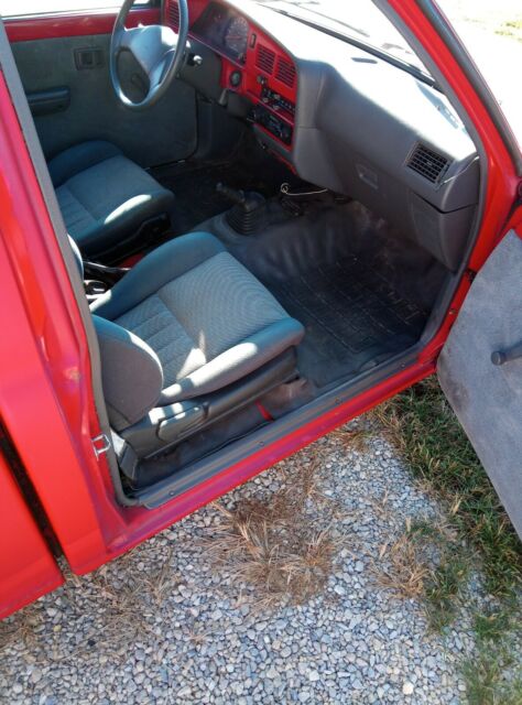1990 Red Toyota Pickup