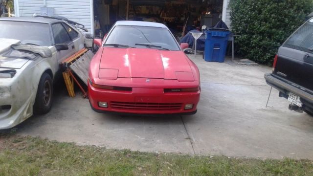 1990 Red Toyota Supra Hatchback