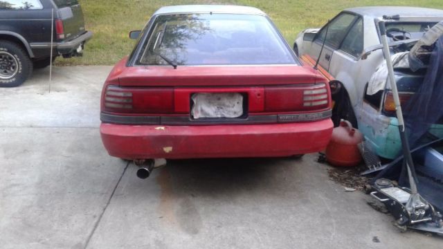 1990 Red Toyota Supra Hatchback