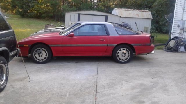 1990 Red Toyota Supra Hatchback