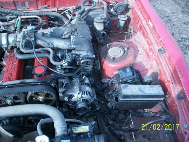 1990 Red Toyota Supra Hatchback