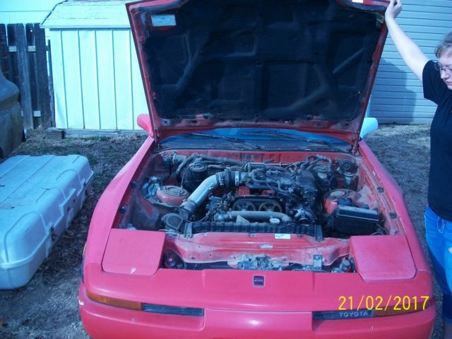 1990 Red Toyota Supra Hatchback