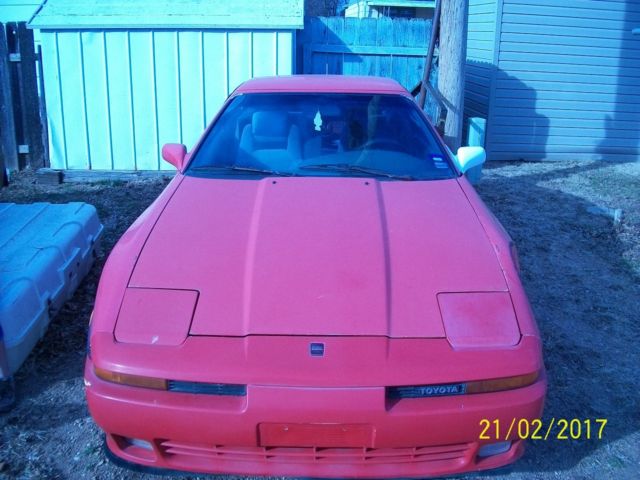 1990 Red Toyota Supra Hatchback