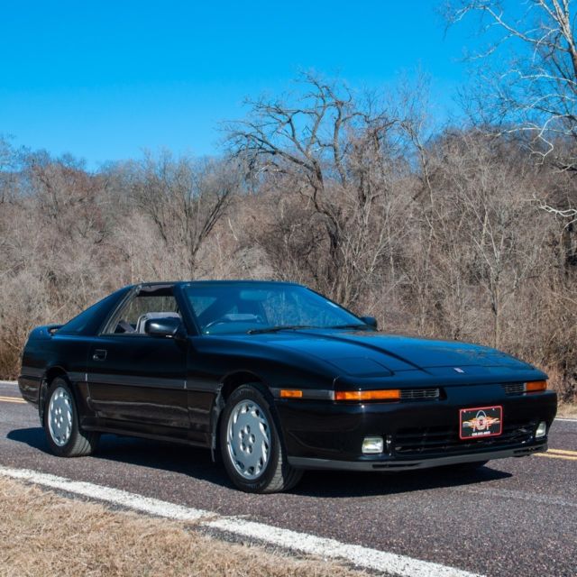 1990 Black Toyota Supra Convertible