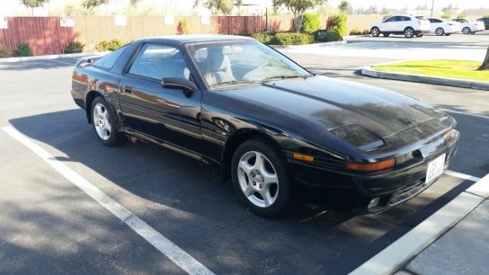 1990 Black Toyota Supra Hatchback