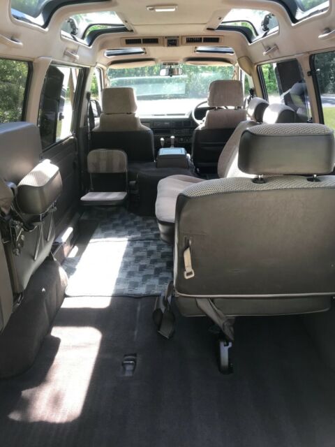 1990 Champagne Toyota Van Wagon Van Camper