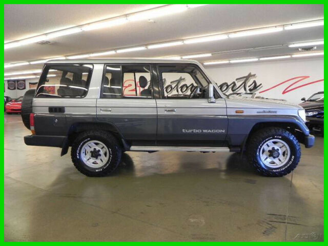 1990 Silver Toyota Land Cruiser