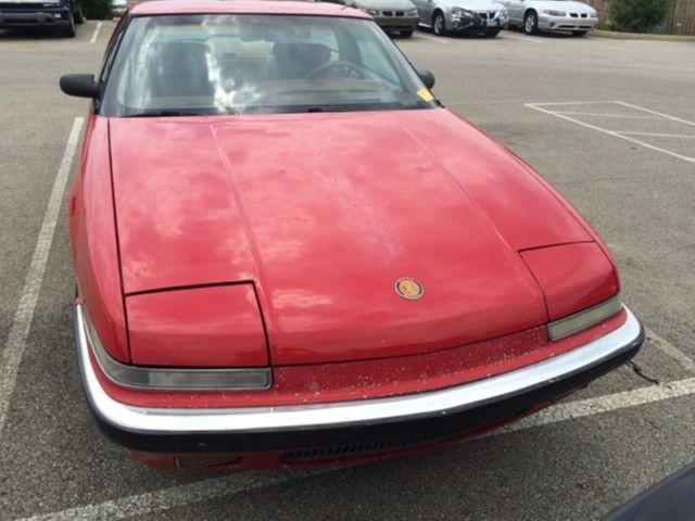 1990 Red Buick Reatta Coupe