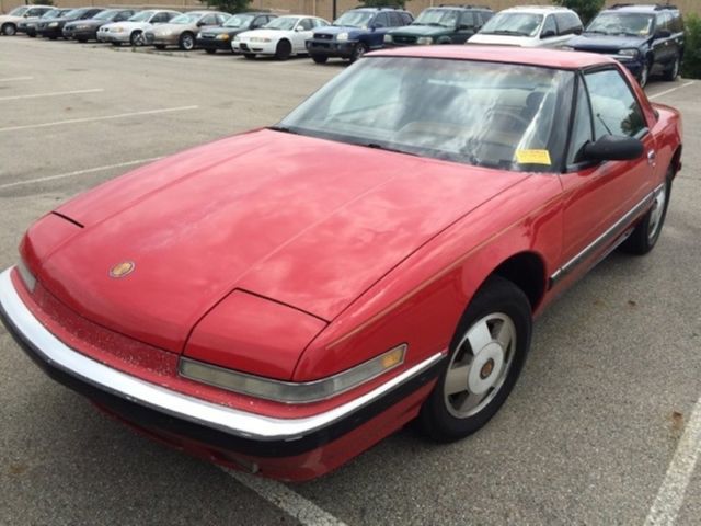 1990 Red Buick Reatta Coupe