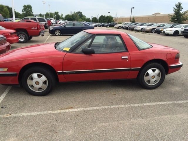 1990 Red Buick Reatta Coupe