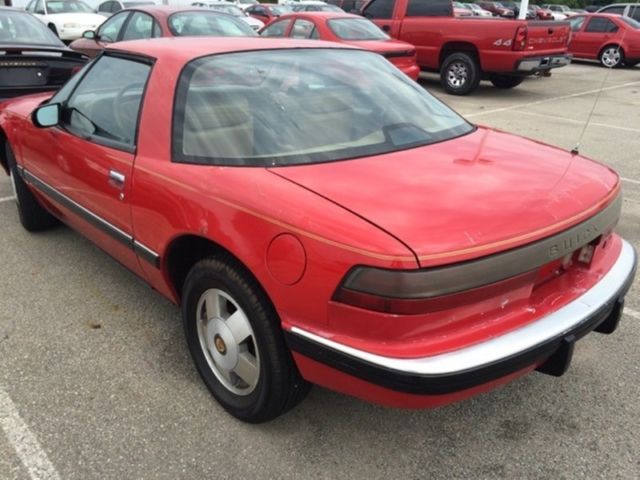 1990 Red Buick Reatta Coupe
