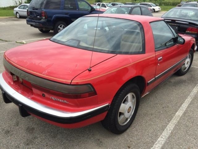 1990 Red Buick Reatta Coupe