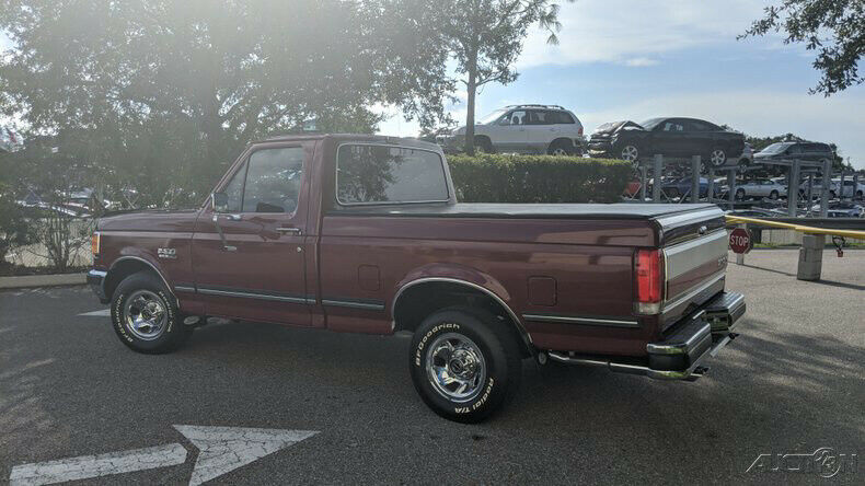 1990 Red Ford F-150 Pickup Truck