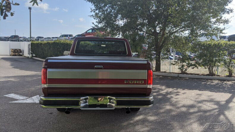 1990 Red Ford F-150 Pickup Truck