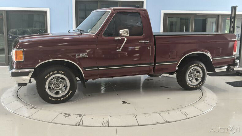1990 Red Ford F-150 Pickup Truck