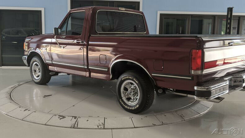 1990 Red Ford F-150 Pickup Truck