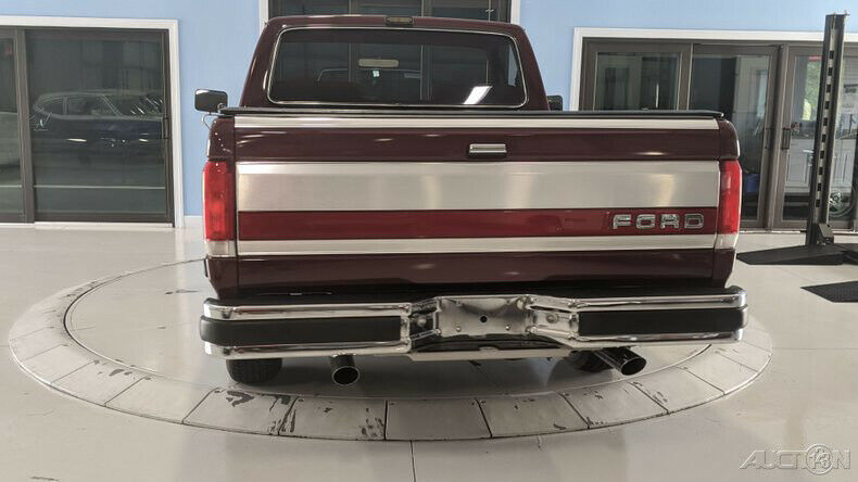 1990 Red Ford F-150 Pickup Truck