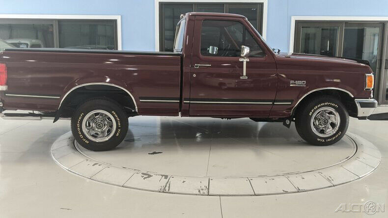 1990 Red Ford F-150 Pickup Truck