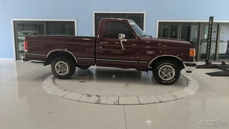 1990 Red Ford F-150 Pickup Truck