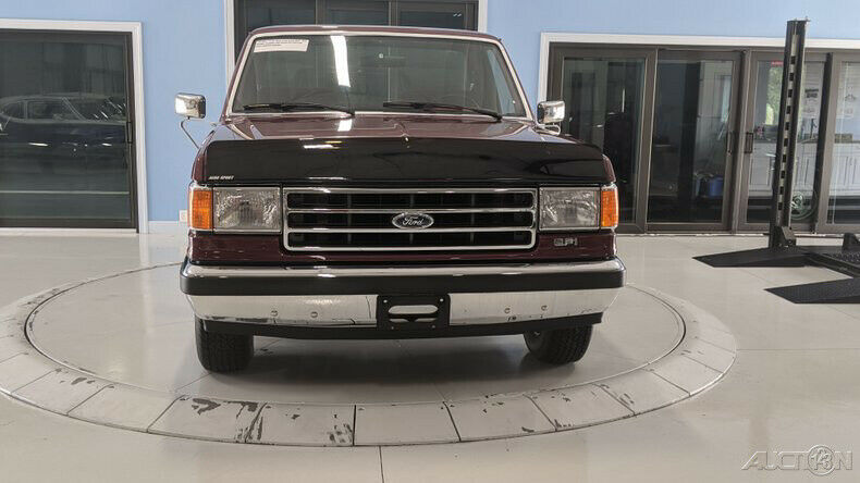 1990 Red Ford F-150 Pickup Truck