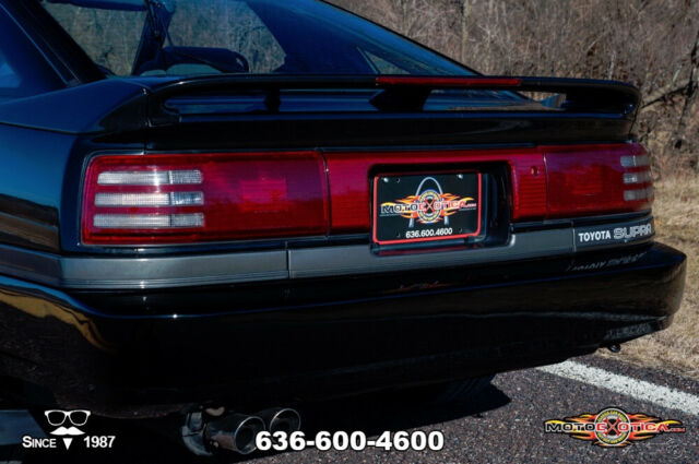 1990 Black Toyota Supra Coupe