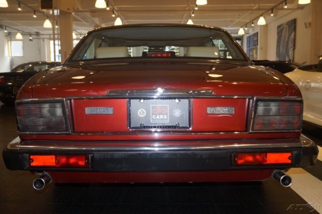 1990 Red Jaguar XJ-Series Sedan