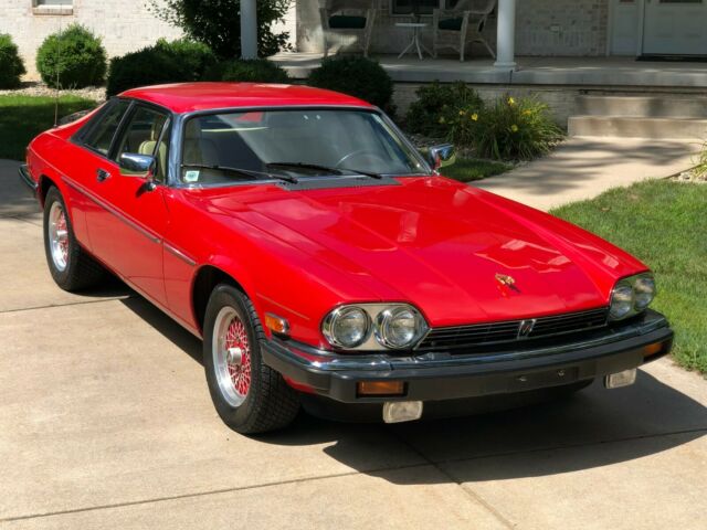 1990 Red Jaguar XJS Coupe