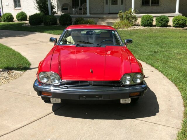 1990 Red Jaguar XJS Coupe