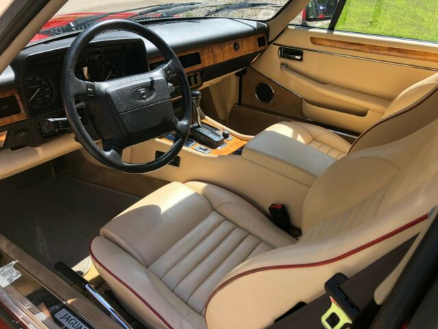 1990 Red Jaguar XJS Coupe