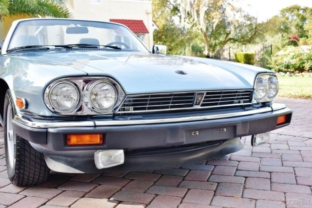 1990 Blue Jaguar XJ-Series Convertible