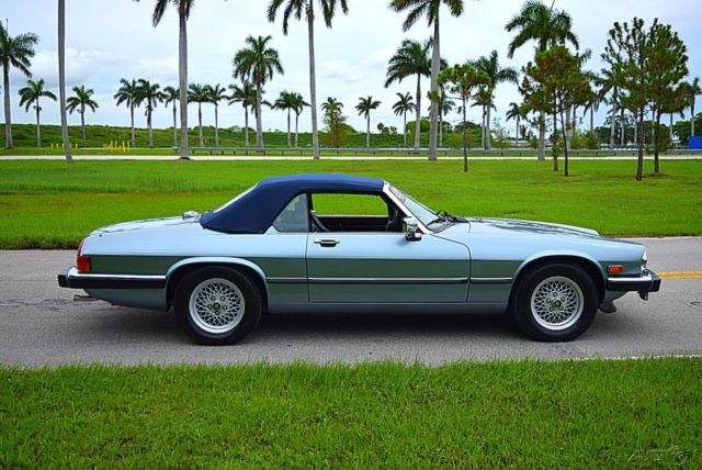 1990 Blue Jaguar XJ-Series Convertible