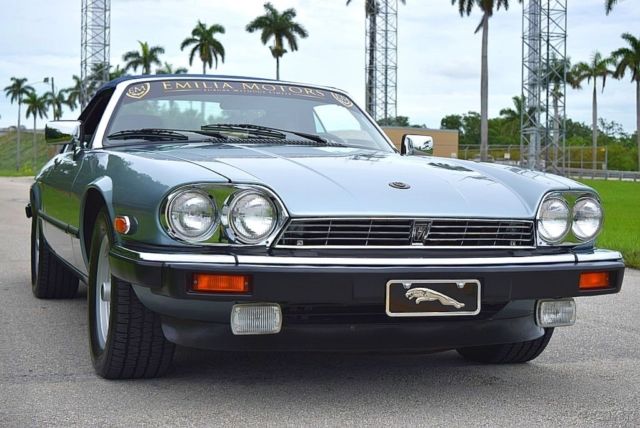 1990 Blue Jaguar XJ-Series Convertible
