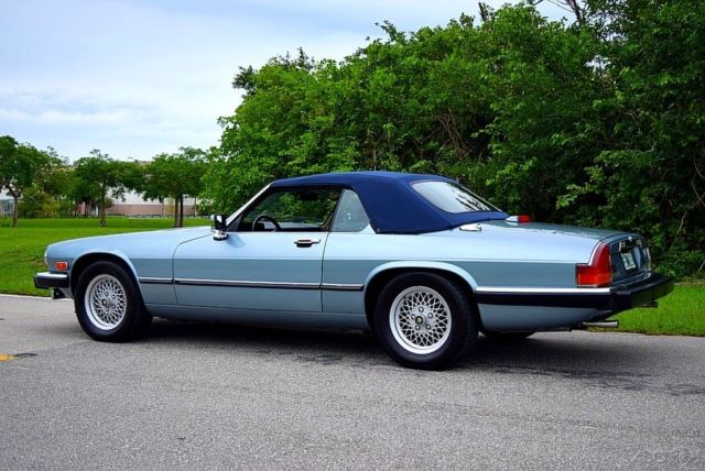 1990 Blue Jaguar XJ-Series Convertible
