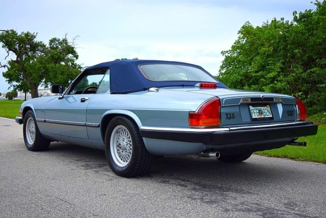 1990 Blue Jaguar XJ-Series Convertible
